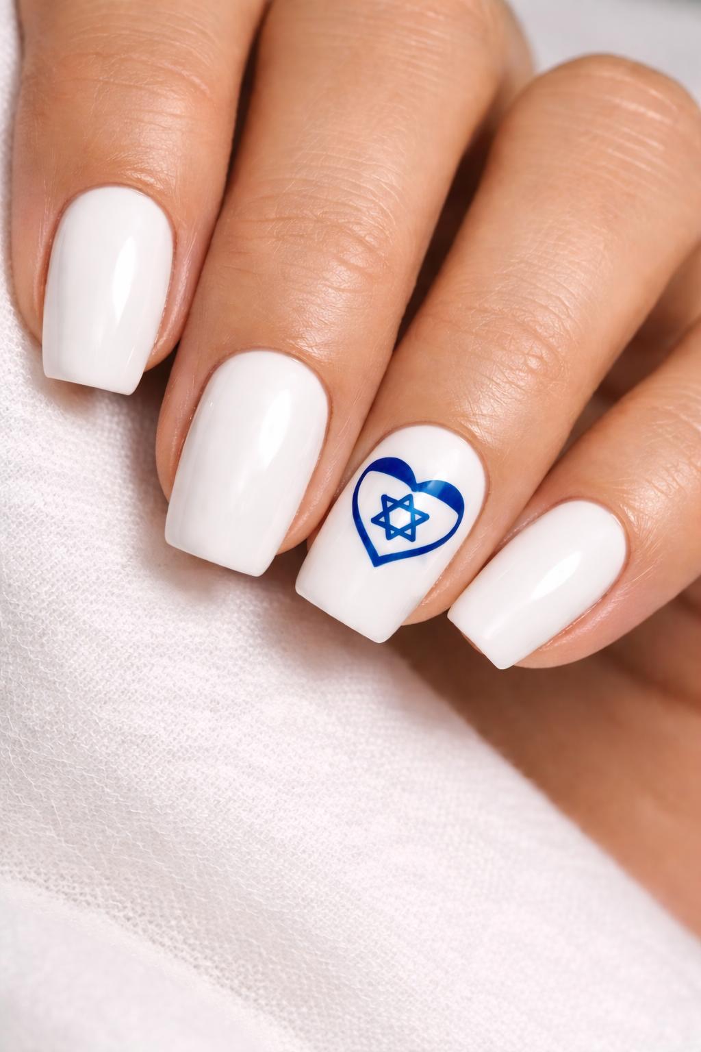 Israeli-inspired nail art look 6